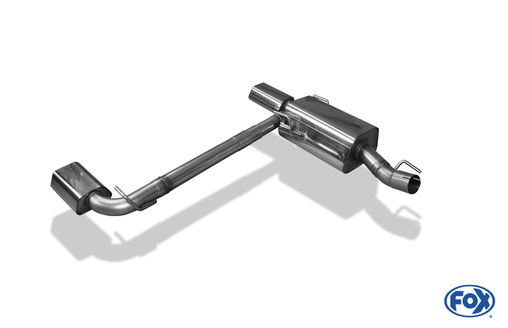FOX Opel Zafira B OPC Endschalldämpfer Ausgang rechts/links - 142x78 Typ 61 rechts/links