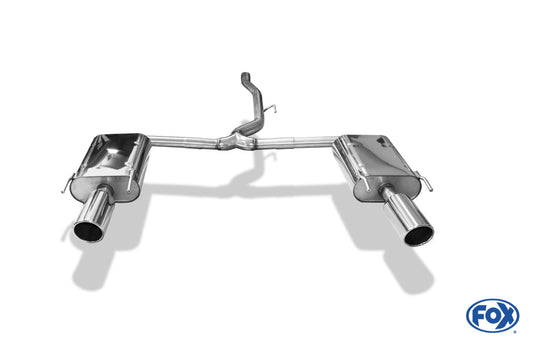 FOX Opel Insignia A - 4x4 Sports Tourer Endschalldämpfer rechts/links - 1x100 Typ 16 rechts/links