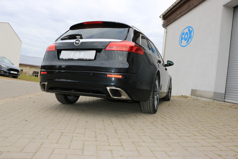 FOX Opel Insignia A - OPC Sports Tourer Endschalldämpfer rechts/links - Ausgang der Endrohre in den originalen Ausgängen