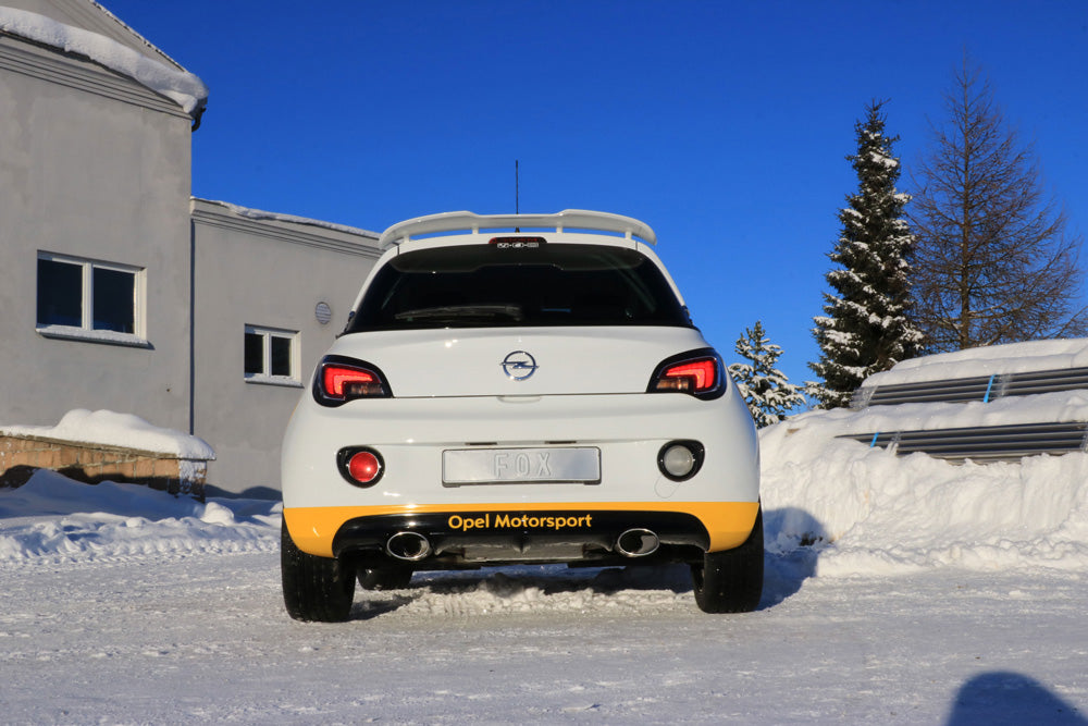 FOX Opel Adam S Endschalldämpfer quer Ausgang rechts/links - 115x85 Typ 44 rechts/links