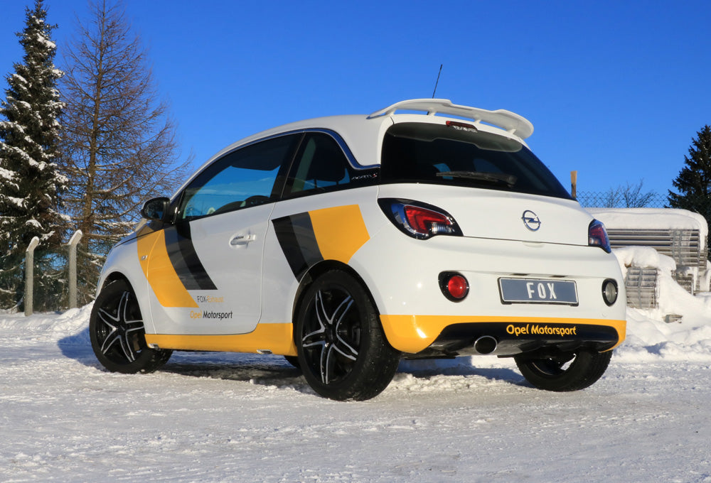 FOX Opel Adam S Endschalldämpfer quer Ausgang links - 140x90 Typ 44 links