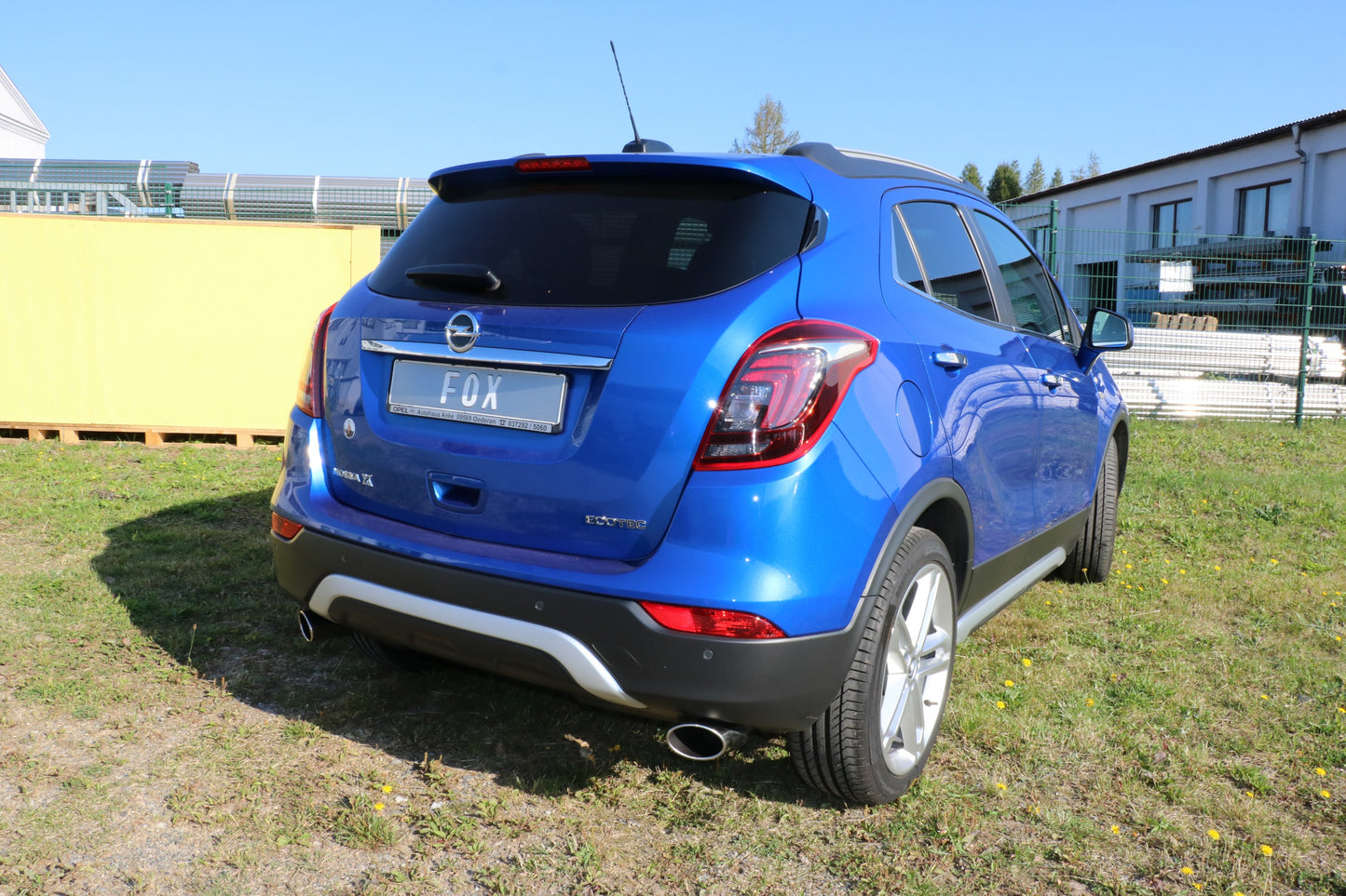 FOX Opel Mokka 4x4 & 4x2 Endschalldämpfer rechts/links - 115x85 Typ 38 rechts/links