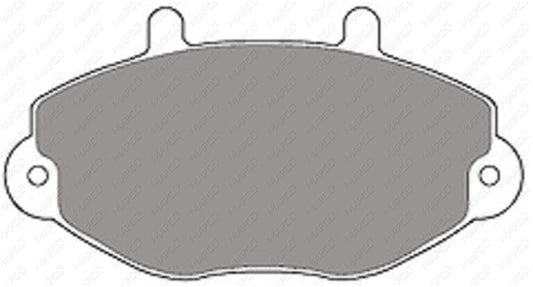 MAPCO Bremsbelagsatz, Scheibenbremse Vorderachse  6381