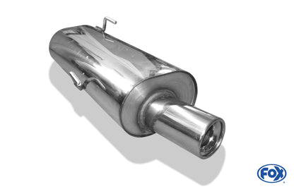 FOX Peugeot 206 Limousine/ CC Endschalldämpfer - 1x90 Typ 13