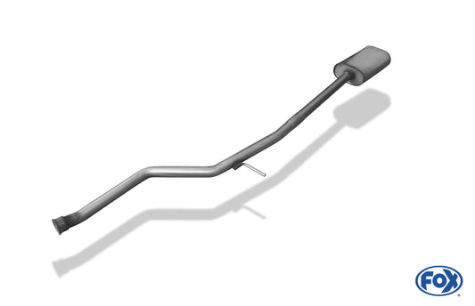 FOX Peugeot 206 Limousine/ cc Vorschalldämpfer