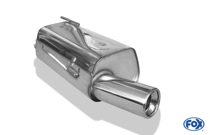 FOX Peugeot 206 Limousine/ CC Endschalldämpfer - 1x90 Typ 13