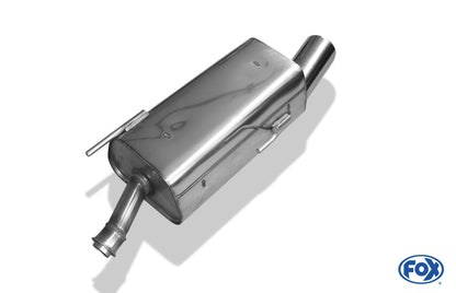 FOX Peugeot 206 Limousine/ CC Endschalldämpfer - 1x90 Typ 13
