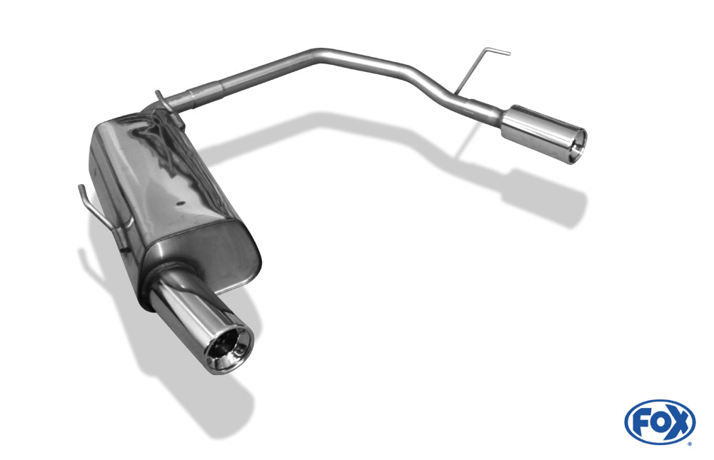 FOX Peugeot 206 Schrägheck/ 206 CC Endschalldämpfer Ausgang rechts/links - 1x90 Typ 13 rechts/links