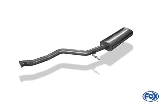 FOX Peugeot 206 S16/ 206cc S16 Vorschalldämpfer mit Tulpenverbindung zum Kat