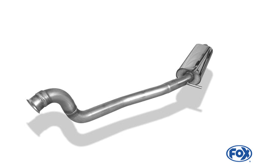 FOX Peugeot 206 RC Vorschalldämpfer