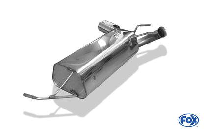 FOX Peugeot 206 RC Endschalldämpfer quer - 135x80 Typ 52