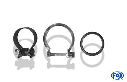 FOX Peugeot 206 RC Endschalldämpfer quer - 135x80 Typ 52