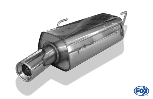 FOX Peugeot 206 S16/ S16 Cabrio Endschalldämpfer - 1x90 Typ 13