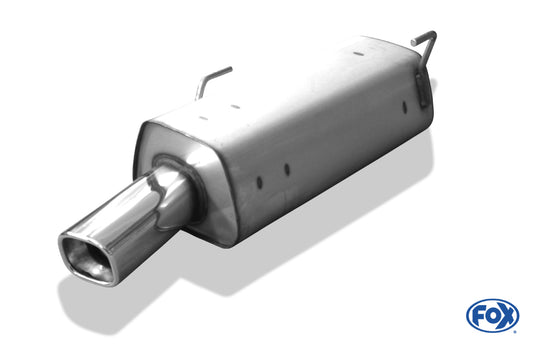 FOX Peugeot 206 S16/ S16 Cabrio Endschalldämpfer - 88x79 Typ 71