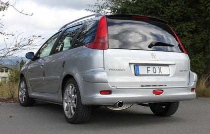 FOX Peugeot 206 SW Endschalldämpfer - 106x71 Typ 32