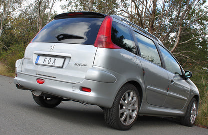 FOX Peugeot 206 SW Endschalldämpfer - 88x74 Typ 32