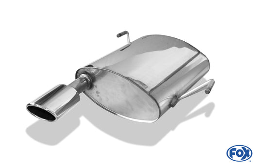 FOX Peugeot 206 SW Endschalldämpfer - 106x71 Typ 32