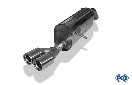 FOX Peugeot 208 GTI Endschalldämpfer - 2x76 Typ 13