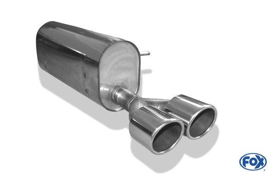 FOX Peugeot 208 GTI Endschalldämpfer - 2x90 Typ 16