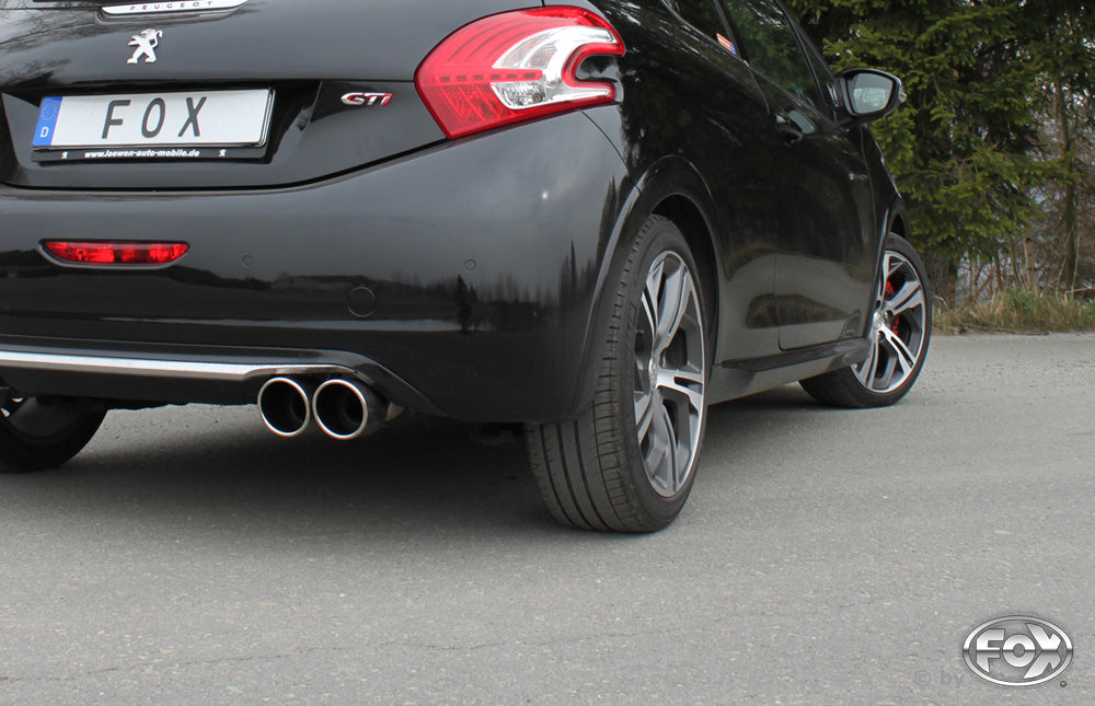 FOX Peugeot 208 GTI Endschalldämpfer - 2x90 Typ 16