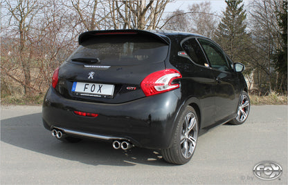 FOX Peugeot 208 GTI Endschalldämpfer Ausgang rechts/links - 2x76 Typ 13 rechts/links