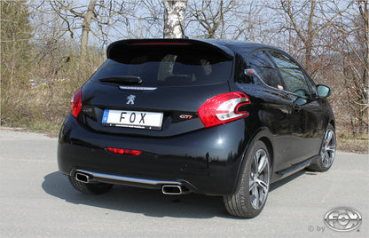 FOX Peugeot 208 GTI Endschalldämpfer Ausgang rechts/links - 145x65 Typ 59 rechts/links