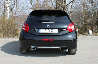 FOX Peugeot 208 GTI Endschalldämpfer Ausgang rechts/links - 145x65 Typ 59 rechts/links