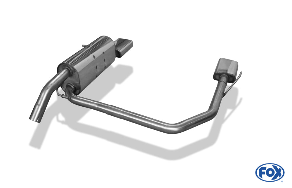 FOX Peugeot 208 GTI Endschalldämpfer Ausgang rechts/links - 145x65 Typ 59 rechts/links