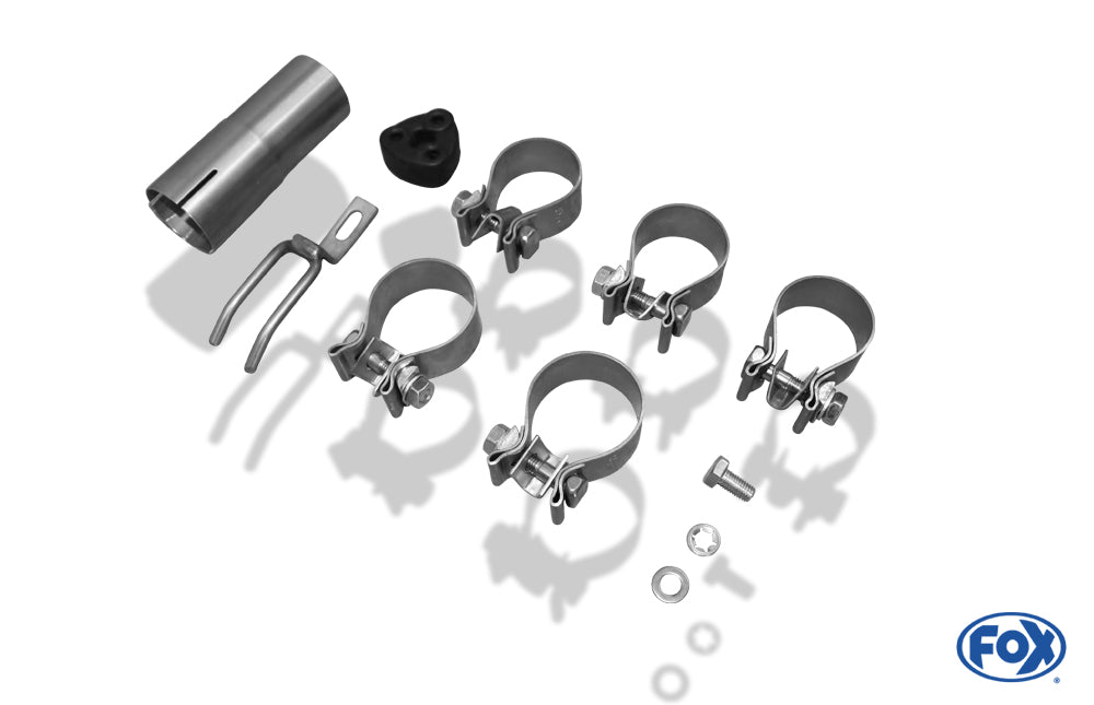 FOX Peugeot 208 GTI Endschalldämpfer Ausgang rechts/links - 2x76 Typ 13 rechts/links