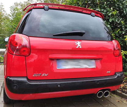 FOX Peugeot 207 SW RC Endschalldämpfer einseitig - 2x100 Typ 16