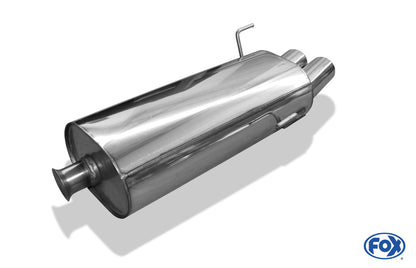FOX Peugeot 306 Limousine Endschalldämpfer - 2x76 Typ 13