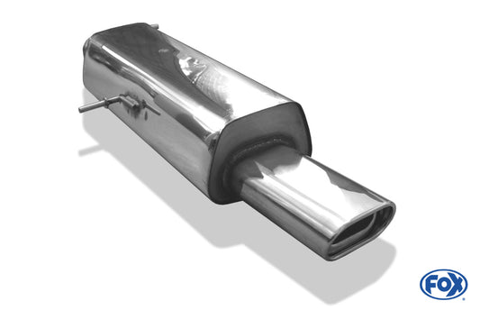 FOX Peugeot 307 Endschalldämpfer - 135x80 Typ 53