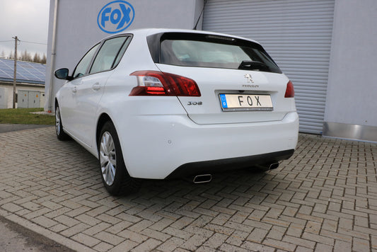 FOX Peugeot 308 II Endschalldämpfer Ausgang rechts/links - 145x65 Typ 59 rechts/links