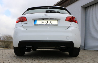 FOX Peugeot 308 II Endschalldämpfer Ausgang rechts/links - 145x65 Typ 59 rechts/links