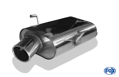 FOX Peugeot 406 Limousine/ Coupe Endschalldämpfer - 106x71 Typ 38