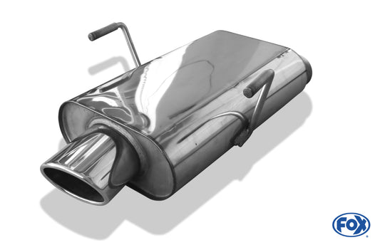 FOX Peugeot 406 Coupe Endschalldämpfer - 115x85 Typ 32