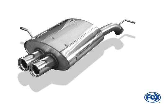 FOX Peugeot 407 - 2,2l 16V Endschalldämpfer - 2x80 Typ 13