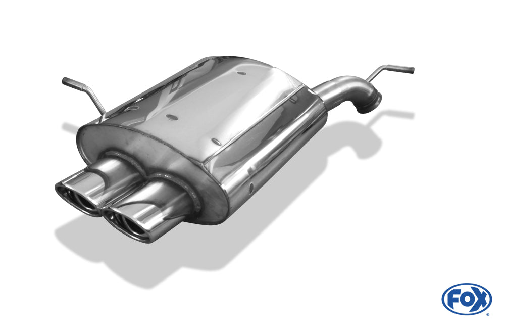 FOX Peugeot 407 - 2,2l 16V Endschalldämpfer - 2x106x71 Typ 33