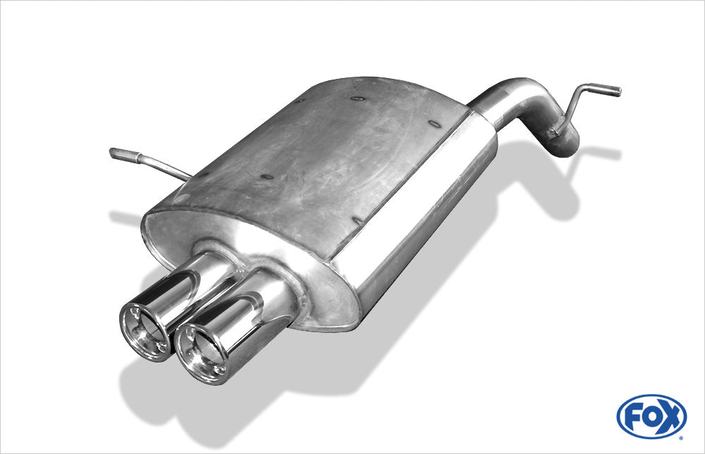 FOX Peugeot 407 - 2,0l 16V Endschalldämpfer - 2x80 Typ 13
