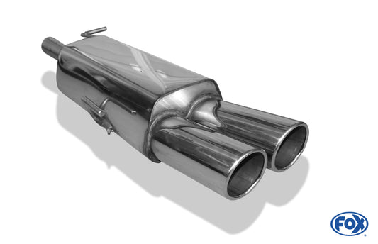 FOX Peugeot RCZ Endschalldämpfer einseitig - 2x100 Typ 16