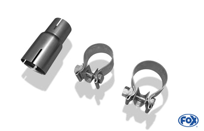 FOX Peugeot RCZ Endschalldämpfer einseitig - 2x106x71 Typ 32