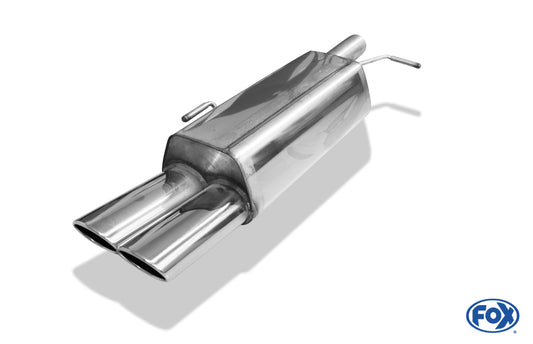 FOX Peugeot RCZ Endschalldämpfer einseitig - 2x106x71 Typ 32