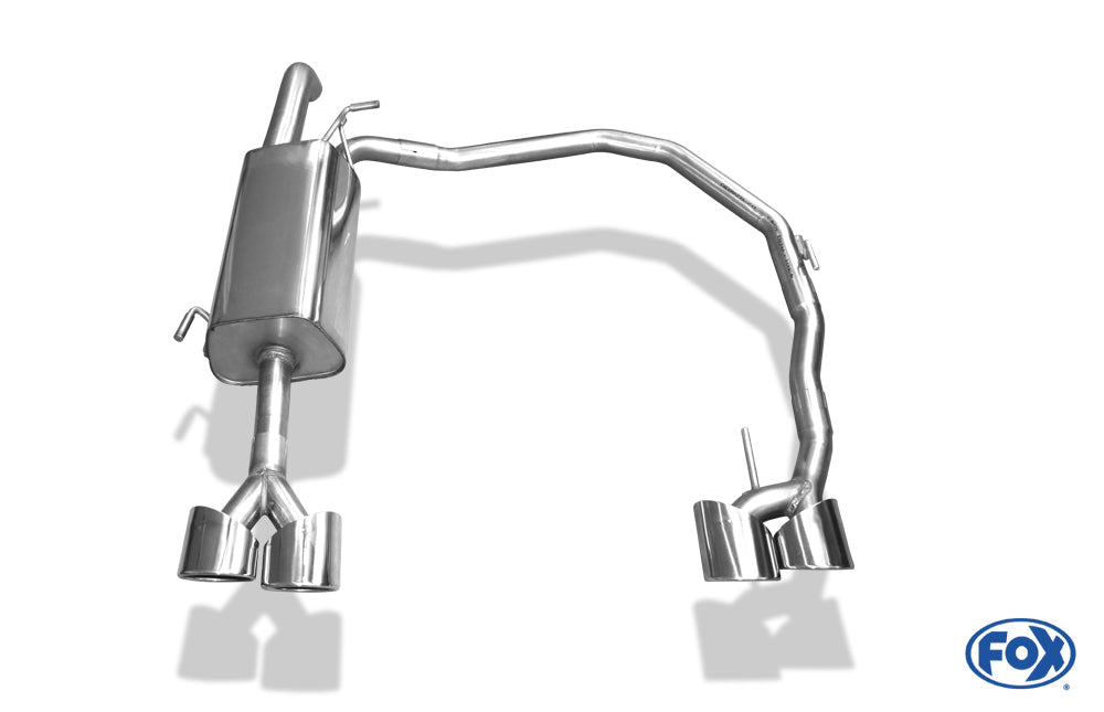 FOX Peugeot RCZ Endschalldämpfer  rechts/ links - 2x106x71 Typ 32 rechts/links