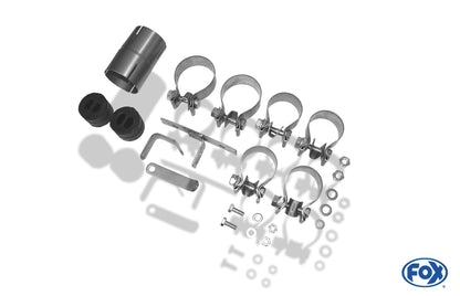 FOX Peugeot RCZ Endschalldämpfer  rechts/ links - 2x106x71 Typ 32 rechts/links