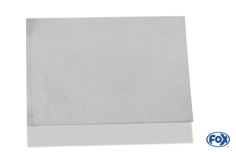 FOX Aufschweißplakette blanco 70x100mm