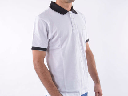 Poloshirt, Polo, Shirt, Top Modern, Klasse Design, weiß Größe S