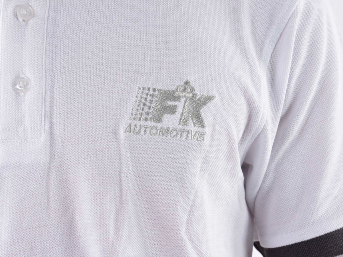 Poloshirt, Polo, Shirt, Top Modern, Klasse Design, weiß Größe S