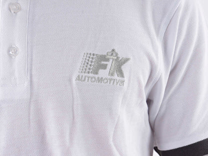 Poloshirt, Polo, Shirt, Top Modern, Klasse Design, weiß Größe S