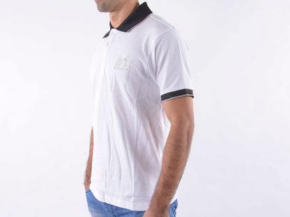 Poloshirt, Polo, Shirt, Top Modern, Klasse Design, weiß Größe S