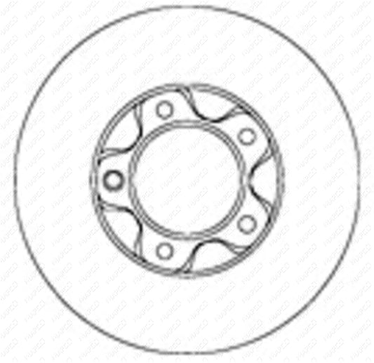 MAPCO Bremsscheibe Vorderachse  15776